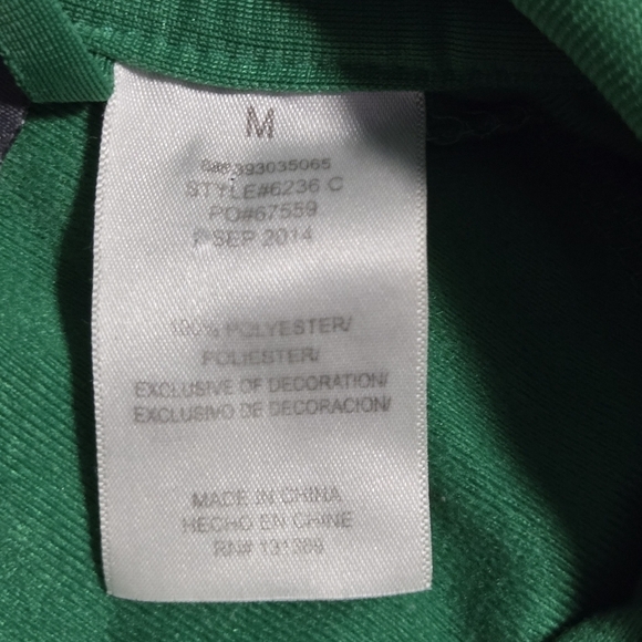 Sports Essentials 2014 Men's Team Mexico Soccer Track Jacket Green Size Medium - Picture 9 of 10